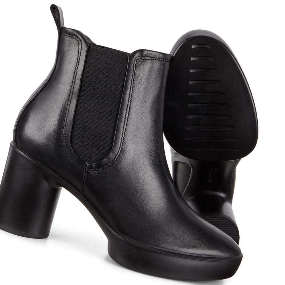 Ecco Shape Sculpted Motion 55 Chelsea Ankle Finskor Dam Svarta | SE 119BEX